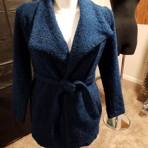 Navy Blue wrap jacket